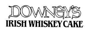 DOWNEY'S IRISH WHISKEY CAKE