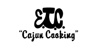 E.T.C. "CAJUN COOKING" trademark