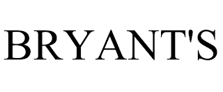 BRYANT'S trademark