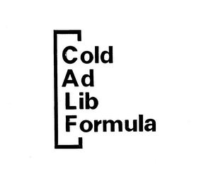 COLD AD LIB FORMULA trademark