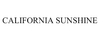 CALIFORNIA SUNSHINE trademark