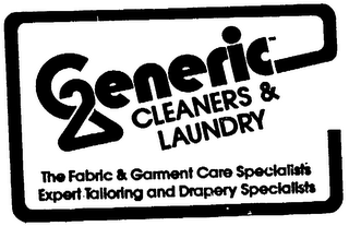 GENERIC CLEANERS &amp; LAUNDRY trademark