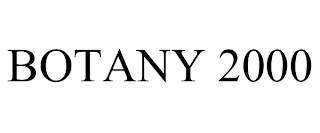 BOTANY 2000 trademark