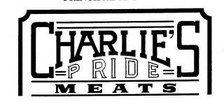 CHARLIE'S PRIDE MEATS trademark