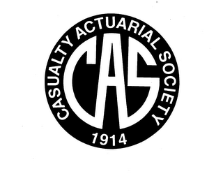 CASUALTY ACTUARIAL SOCIETY CAS 1914 trademark