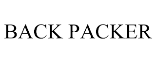 BACK PACKER trademark