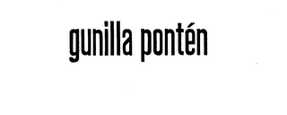 GUNILLA PONTEN trademark