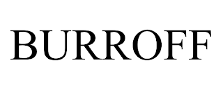 BURROFF trademark