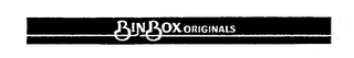 BIN BOX ORIGINALS trademark