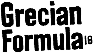 GRECIAN FORMULA 16 trademark