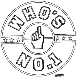 WHO'S NO. 1