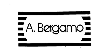 A. BERGAMO trademark