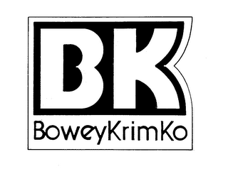 BK BOWEY KRIMKO