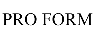 PRO FORM trademark