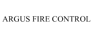 ARGUS FIRE CONTROL trademark