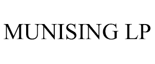 MUNISING LP trademark