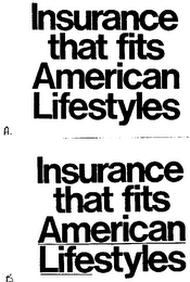 INSURANCE THAT FITS AMERICAN LIFESTYLES