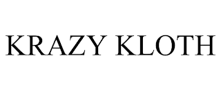 KRAZY KLOTH trademark