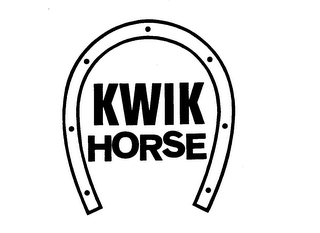 KWIK HORSE trademark
