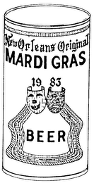NEW ORLEANS ORIGINAL MARDI GRAS BEER