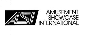 ASI AMUSEMENT SHOWCASE INTERNATIONAL trademark