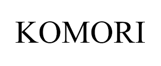 KOMORI trademark