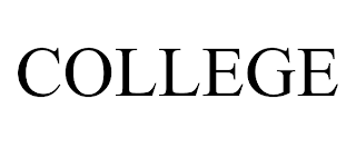 COLLEGE trademark