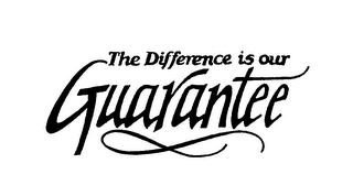 THE DIFFERENCE IS OUR GUARANTEE