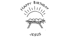 HAPPY BIRTHDAY JESUS trademark
