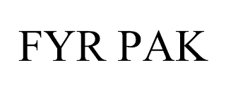 FYR PAK trademark