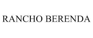RANCHO BERENDA trademark