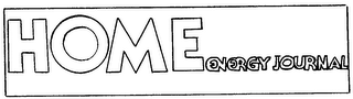 HOME ENERGY JOURNAL trademark