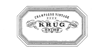 CHAMPAGNE VINTAGE XXXX KRUG REIMS