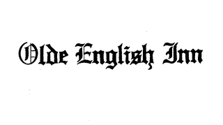 OLDE ENGLISH INN trademark