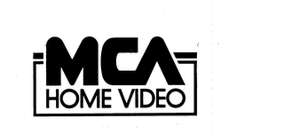 MCA HOME VIDEO trademark
