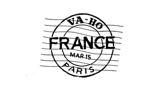 VA-HO FRANCE MAR 15 PARIS