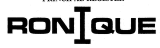 RONIQUE trademark