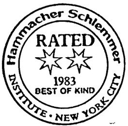 HAMMACHER SCHLEMMER INSTITUTE