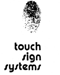 TOUCH SIGN SYSTEMS trademark
