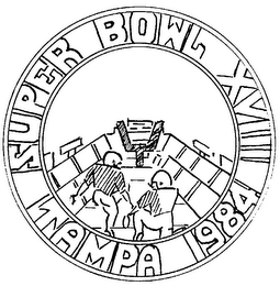 SUPER BOWL TAMPA 1984 XV111