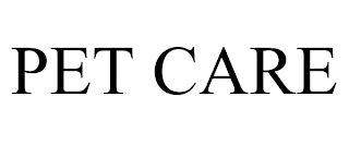 PET CARE trademark
