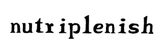 NUTRIPLENISH trademark