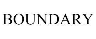 BOUNDARY trademark