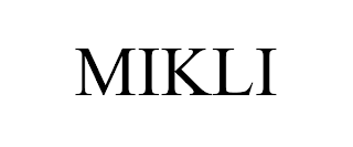 MIKLI trademark