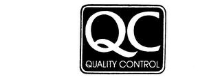 QC QUALITY CONTROL