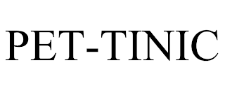 PET-TINIC trademark