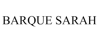BARQUE SARAH trademark