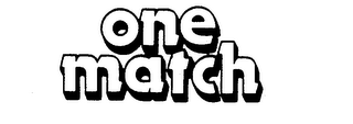 ONE MATCH