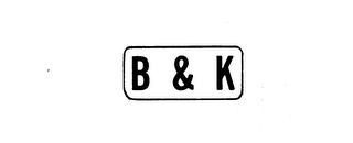 B & K trademark