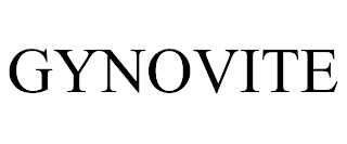 GYNOVITE trademark